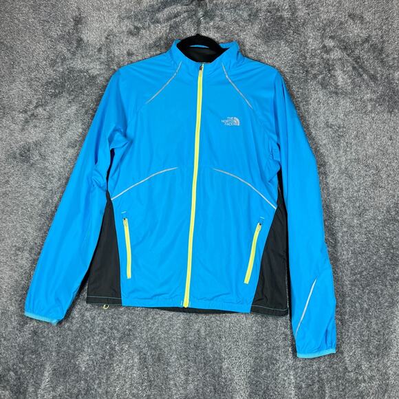 The North Face Jacket Womens Medium Blue Flight Series Full Zip Winter Outdoors - Picture 1 of 11